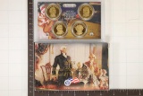 2008 US PRESIDENTIAL DOLLAR 4 COIN PF SET WITH BOX