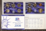 2000 US PROOF SET (WITH BOX) & WITH CERTIFICATE