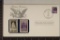 STERLING SILVER PROOF INGOT IN FDC WITH 3 CENT