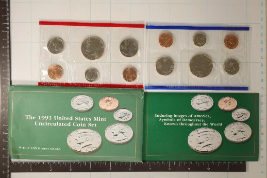 1993 US MINT SET (UNC) P/D (WITH ENVELOPE)
