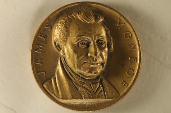 MEDALLIC ART COMPANY 1 1/4' BRONZE HIGH RELIEF