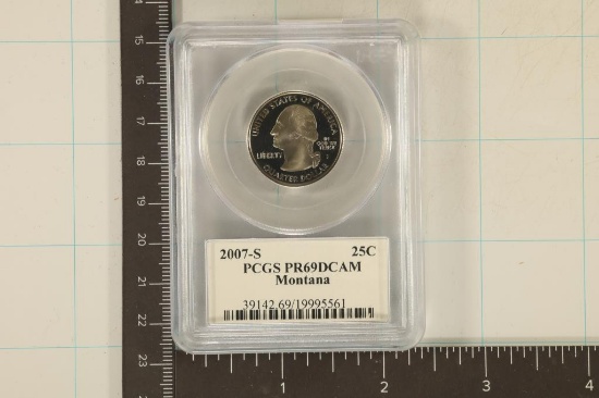 2007-S MONTANA US QUARTER PCGS PR69 DCAM