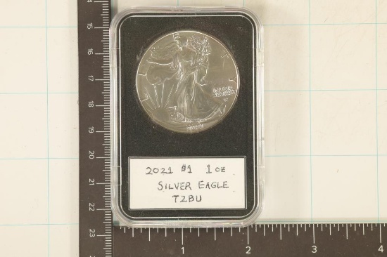 2021 TYPE 2 AMERICAN SILVER EAGLE 1 OZ. SILVER
