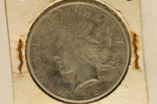 1922-D PEACE SILVER DOLLAR