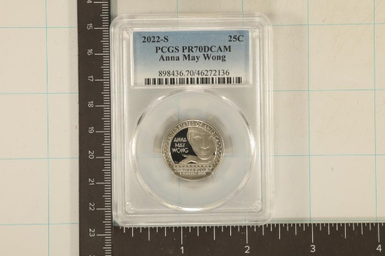 2022-S ANNA MAY WONG PCGS PR70 DCAM