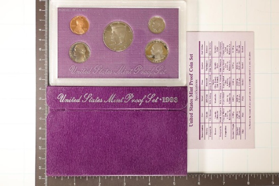 1993 US PROOF SET (WITH BOX) & WITH CERTIFICATE