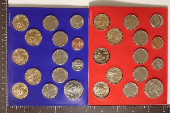 2015 US MINT SET (UNC) P/D IN PLASTIC CARDS