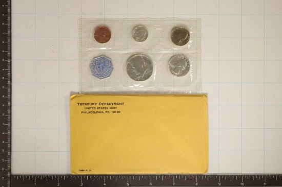 1964 US SILVER PROOF SET (WITH ENVELOPE)