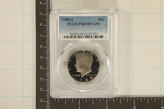 1980-S KENNEDY HALF DOLLAR PCGS PR69 DCAM