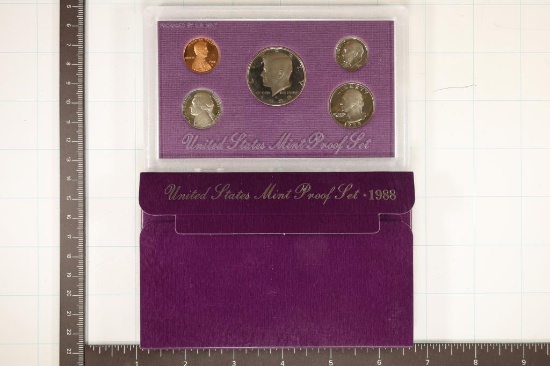 1988 US PROOF SET (WITH BOX)
