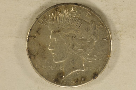 1922-S PEACE SILVER DOLLAR