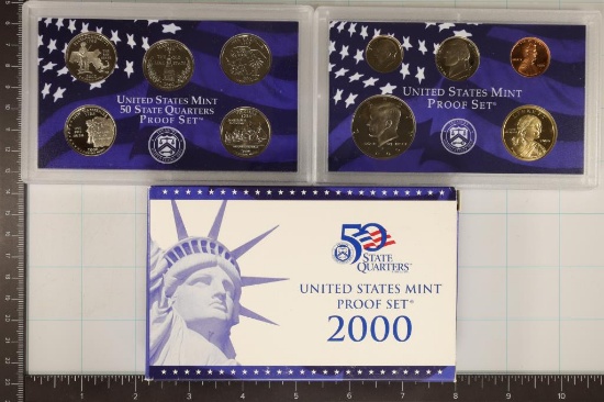 2000 US PROOF SET (WITH BOX)