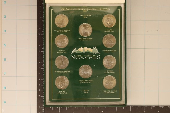 2011 US 10 QUARTER N.P. SET IN HARD PLASTIC