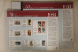 50 YEARS OF US COMMEMORATIVE STAMP PAGES (2),