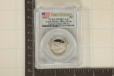 2014-S SILVER GREAT SMOKEY MT. QUARTER PCGS