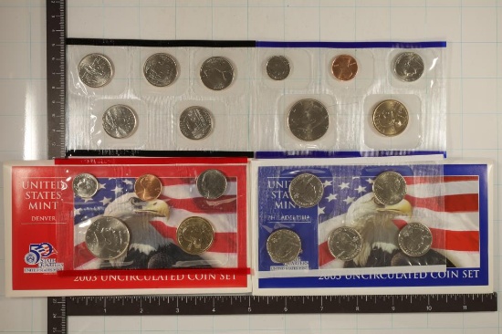 2003 US MINT SET (UNC) P/D (WITH ENVELOPE)