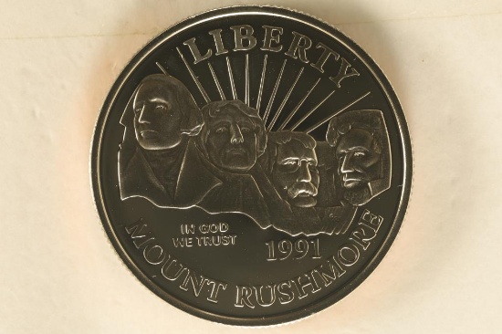 1991-S US PROOF HALF DOLLAR "MOUNT RUSHMORE"