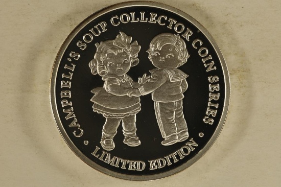 1 TROY OZ .999 FINE SILVER PF CAMPBELL'S SOUP