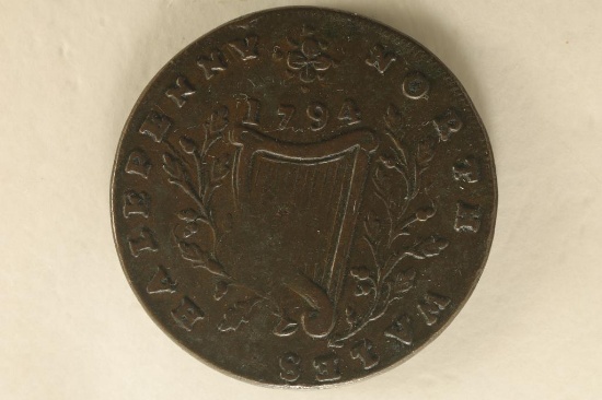 1794 CONDER TOKEN. THEY R MOSTLY 18TH CENTURY