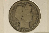 1906-D SILVER BARBER HALF DOLLAR