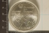 1973 CANADA SILVER $10 UNC MONTREAL OLYMPICS