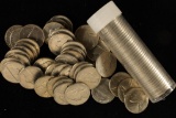 2 SOLID DATE $2 ROLLS OF JEFFERSON NICELS: 1948 &