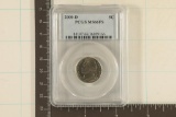 2000-D JEFFERSON NICKEL PCGS MS66FS