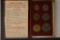 1970 ISRAEL 6 COIN JERUSALEM BRILLIANT UNC