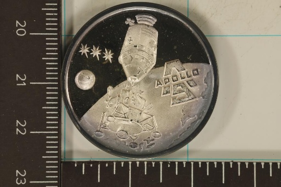 .6 TROY OZ. .999 FINE SILVER PROOF APOLLO 9 ROUND