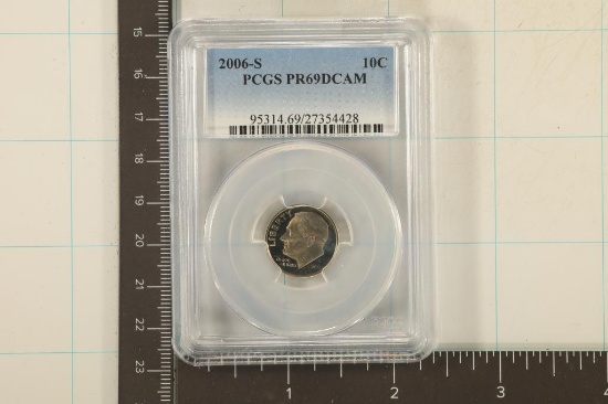2006-S ROOSEVELT DIME PCGS PR69 DCAM