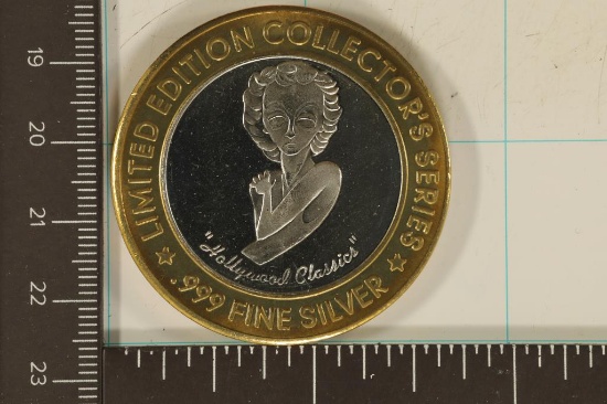 CASINO $10 SILVER TOKEN (UNC) 1996 GRAND CASINO