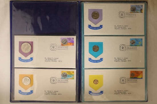 5-BRITISH VIRGIN ISLANDS FDC BRILLIANT UNC COIN
