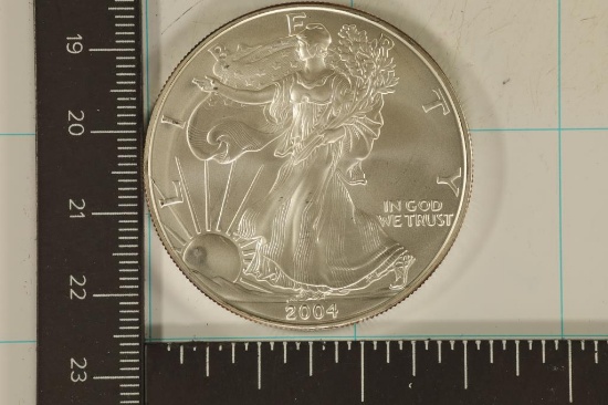 2004 AMERICAN SILVER EAGLE BRILLIANT UNC