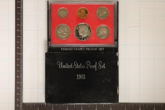 1981 US PROOF SET (WITH BOX)