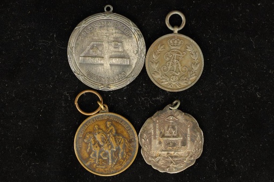 4-METAL PENDANTS: 250TH ANNIVERSARY OF BERGEN