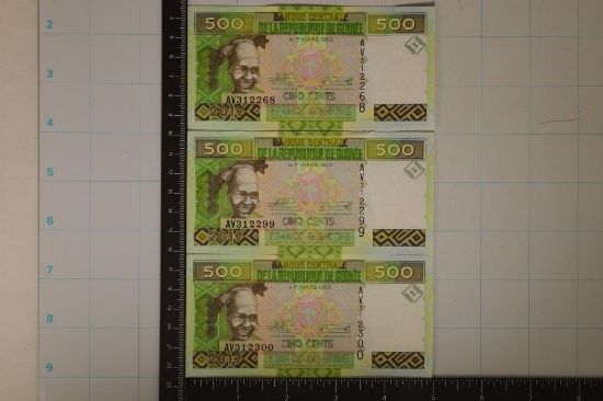 3-1960 REPUBLIC OF GUINEE 5 CENT CRISP UNC