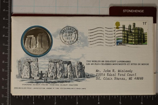 13.8 GRAMS PF STERLING SILVER ROUND IN FDC