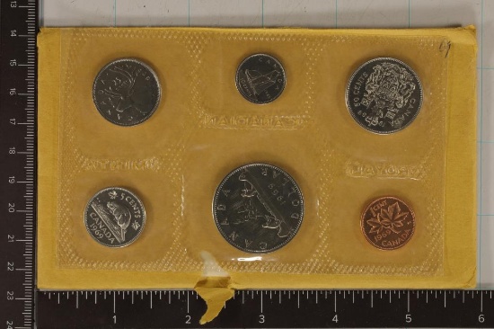 1969 CANADA BRILLIANT UNC SET WITH ENVELOPE