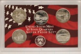 2005 SILVER US 50 STATE QUARTERS PROOF SET NO BOX