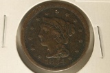 1854 US LARGE CENT EXTRA FINE 2025 REDBOOK $150.00