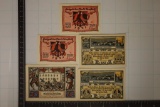 5-1920 & 1921 GERMAN CRISP UNC NOTGELDS: 2-10
