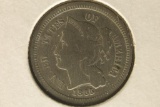 1865 THREE CENT PIECE (NICKEL)
