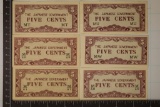 6-JAPANESE GOVERNMENT 5 CENT INVASION CURRENCY