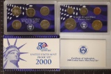 2000 US PROOF SET (WITH BOX) & WITH CERTIFICATE