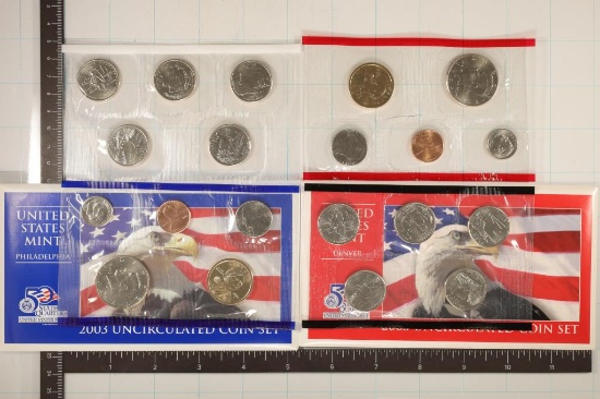 2003 US MINT SET (UNC) P/D (WITH ENVELOPE)