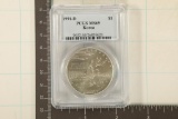 1991-D KOREA US SILVER DOLLAR PCGS MS69