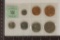 1965 NEW ZEALAND 7 COIN UNC SET IN PLASTIC NO