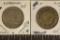 2-1955 NETHERLANDS SILVER 1 GULDEN .301 OZ. ASW