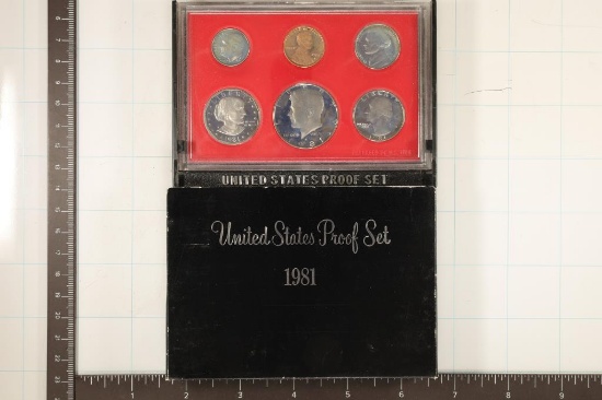1981 US PROOF SET (WITH BOX)