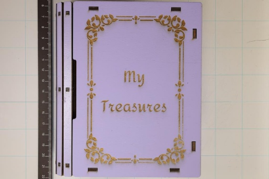 MY TREASURES WOOD LASER CUT AND ENGRAVED